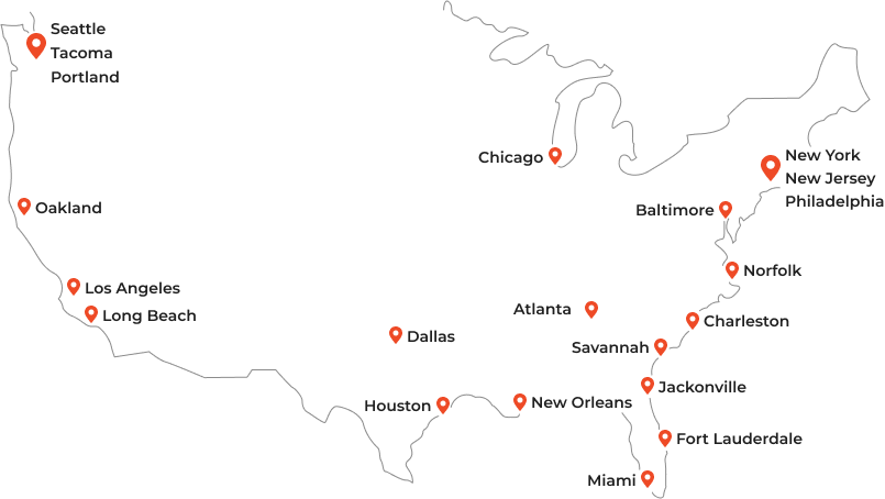 terminals map